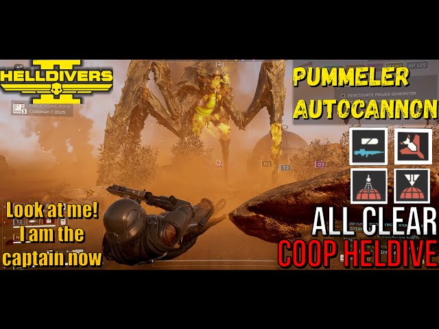 Helldivers 2 | No major order AutoCANnon't do | Autocannon & Pummeller | Full clear Helldive