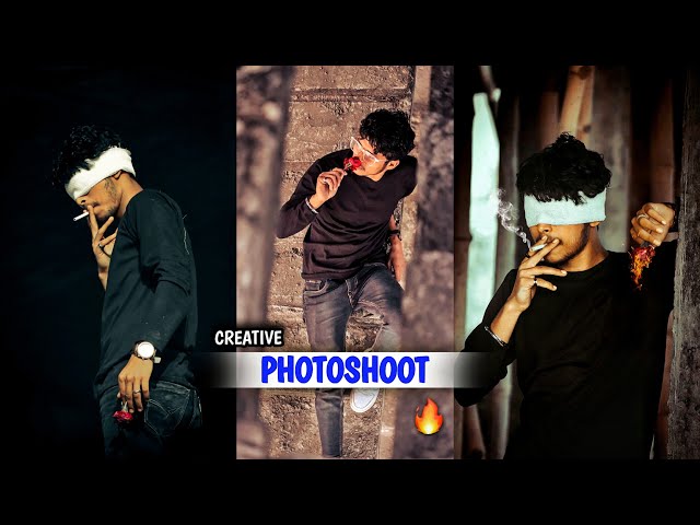 Blind Concept Creative Photoshoot BTS 🔥 || Photoshoot Pose Ideas - Ghaus Editz