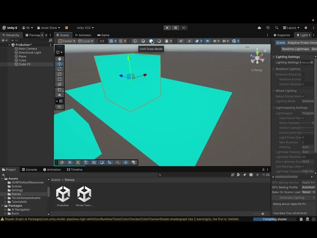 ProBuilder! Getting Started, UI Tools & Basic Shapes (Unity 6)