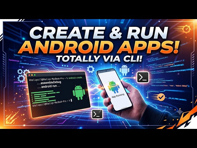 How to Build an Android App Using Command Line | Android CLI - No Android Studio