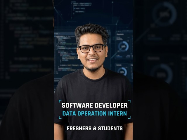 Software Developer Jobs  🚨 | Freshers & Students Hiring | IT Jobs | Apply Now | Intern | Experience