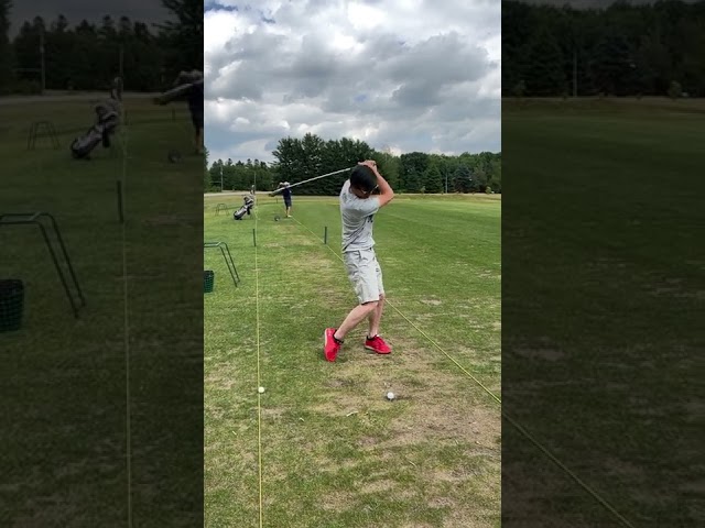 London driving range JOHN in slo-mo