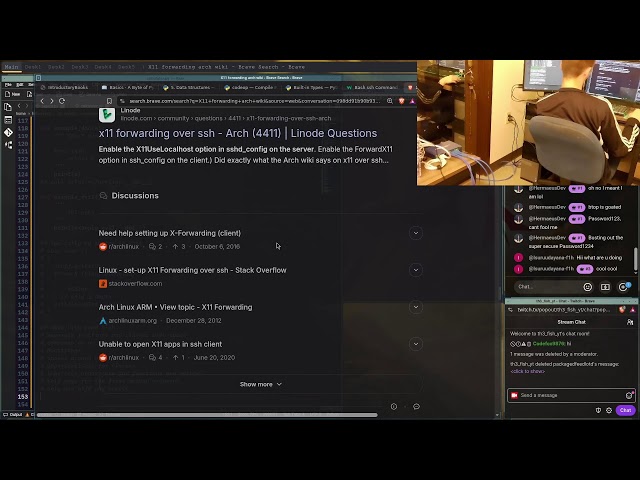 Live programming 💾 💻 (I use Arch btw) #linux #computer