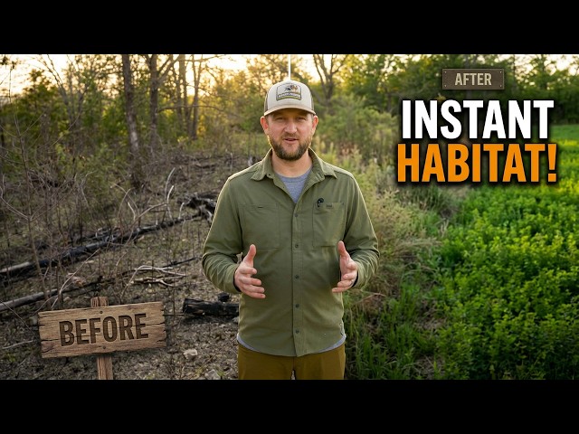 Edge Feathering + Food Plots = More Deer This Fall!