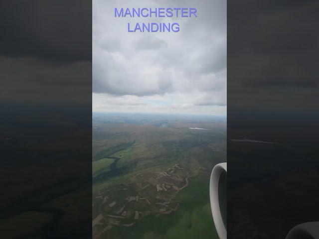 MANCHESTER LANDING #shorts✈️🛬