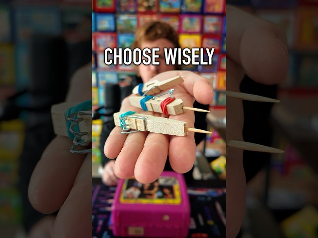 The ancient art of clothespin toothpick shooters