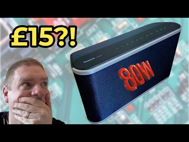 £329 New... £15 Now! Panasonic Bluetooth Speaker: Will It Work And What's Inside?