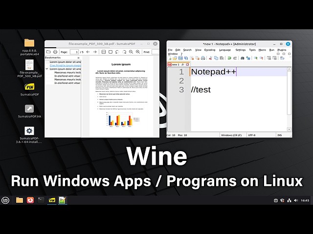 Wine : Run Windows Apps / Programs on Linux