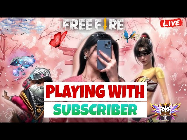 🥰PLAYING WITH SUBSCRIBER🥰 #ff #freefire #livestream #girlgamer #freefiremax #shortsfeed #shorts