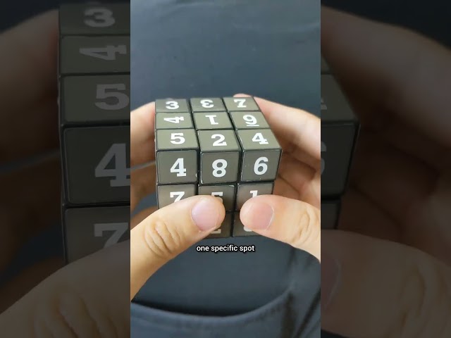 Sudoku on a Rubik's Cube? #rubikscube #sudoku