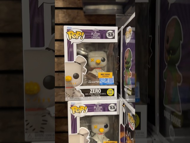 Hot Topic Exclusive Funko Pop! #funkopop #hottopic #thenightmarebeforechristmas #shorts #funko #glow