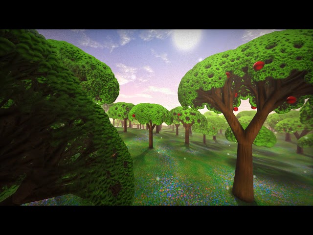 Abstract Orchard - Shadertoy creation. 4K-60Hz