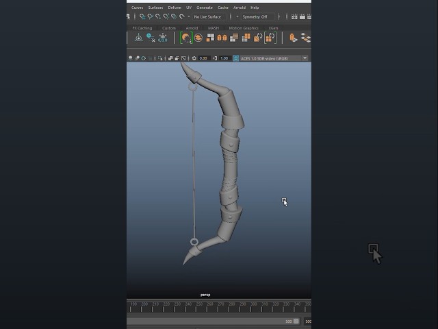 #Bow3DModel #MayaModeling