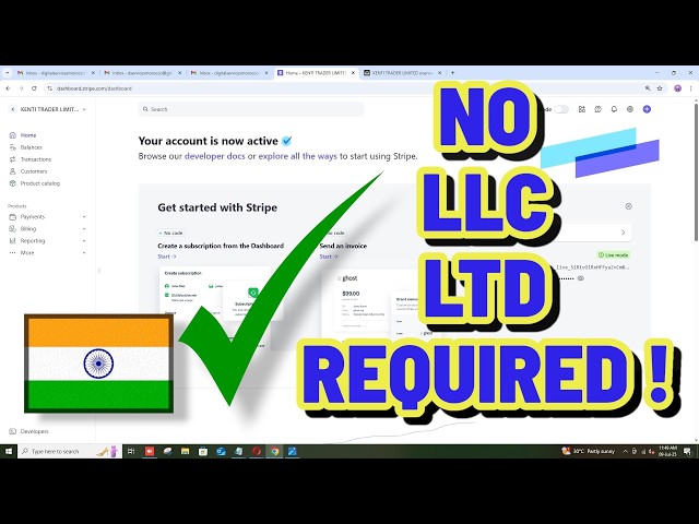 How to Create a Stripe Account in India | Open a Stripe Account in India | Complete Setup Tutorial