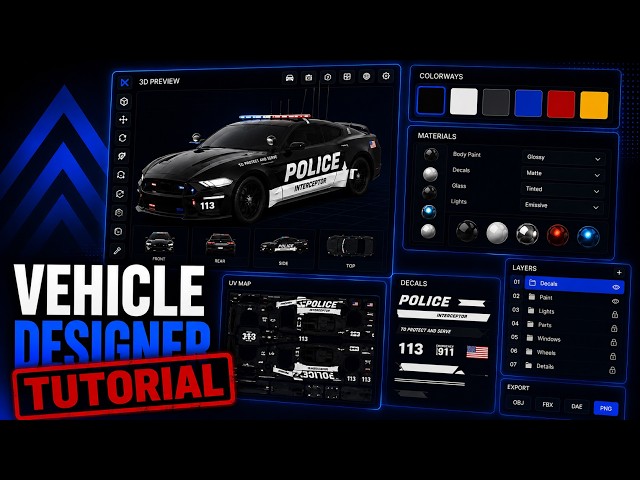 FiveM Vehicle Designer Script 🎨 Apex Scripts Tutorial