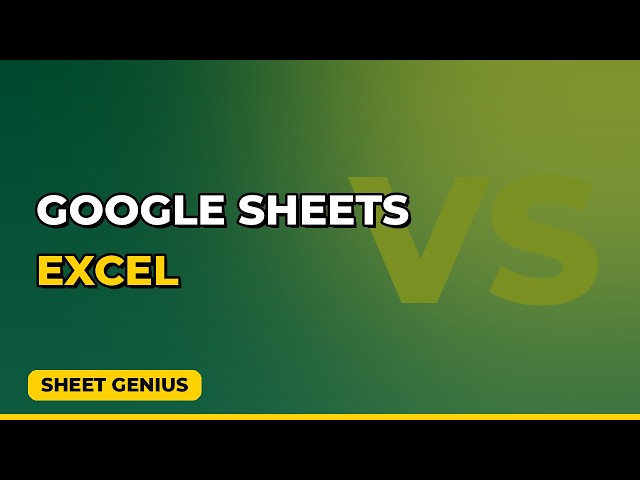 Google Sheets vs Excel — Which Is Better in 2026?