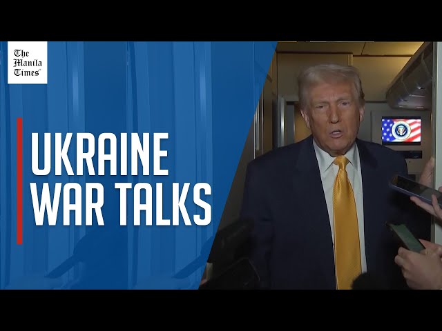 Trump says Ukraine talks may be going OK, but there is a time 'to put up or shut up'