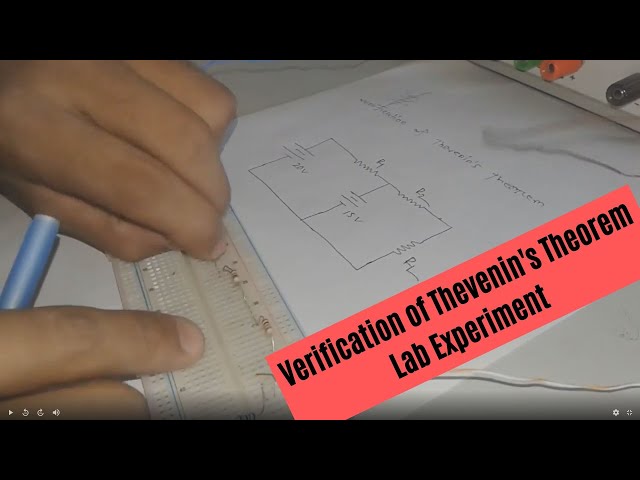 Verification of Thevenin's Theorem Lab Experiment