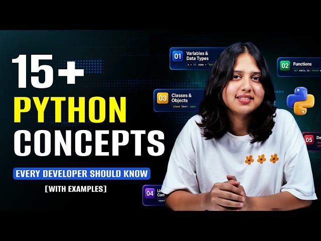 Important Python Concepts for Beginners | Learn Python with Examples | Python Tutorial | Intellipaat