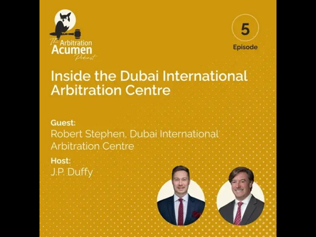 Inside the Dubai International Arbitration Centre