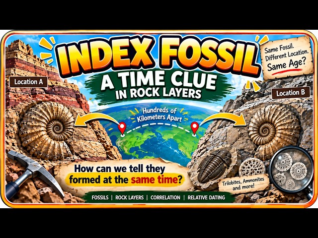 Index Fossils Explained | How Fossils Help Date Rock Layers | Grade 9 Science