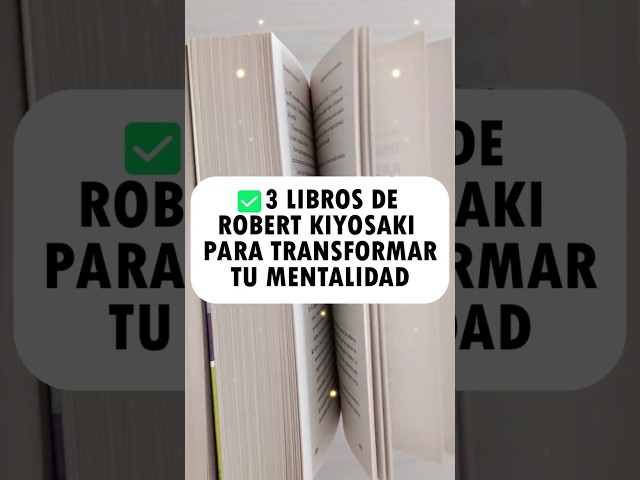 3 LIBROS de ROBERT KIYOSAKI PARA SALIR DE POBRE #educaciónfinanciera #finanzaspersonales #libros