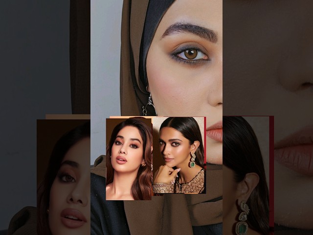 Indian Celebrities Inspired Soft Smokey Eye Makeup Tutorial ##makeuptutorial #shorts #youtubeshorts