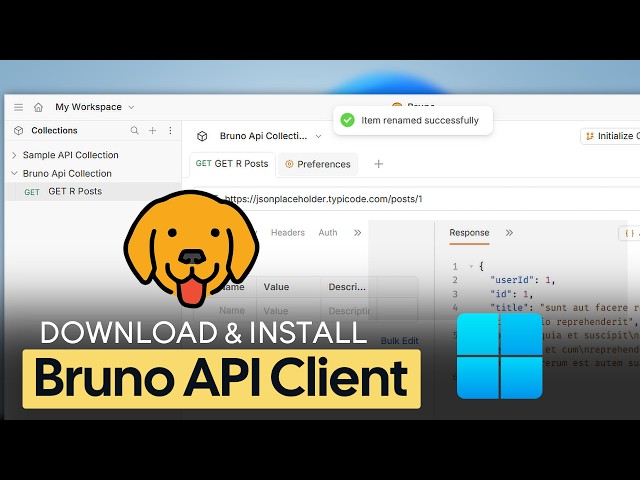 How to Download and Install Bruno API Client on Windows