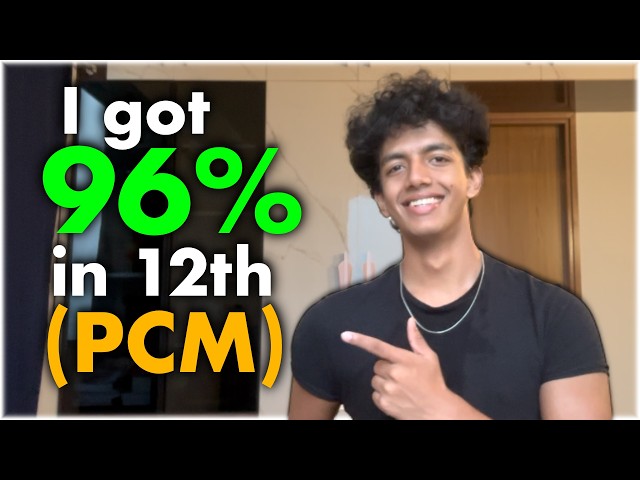 How I Scored 96% in 12th PCM Boards.