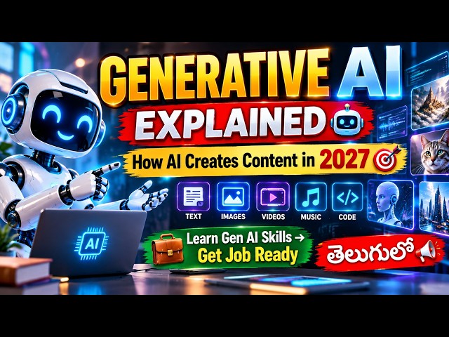 Generative AI  | What is Generative AI How It Works in 2027 | Generative AI Jobs | Naresh IT