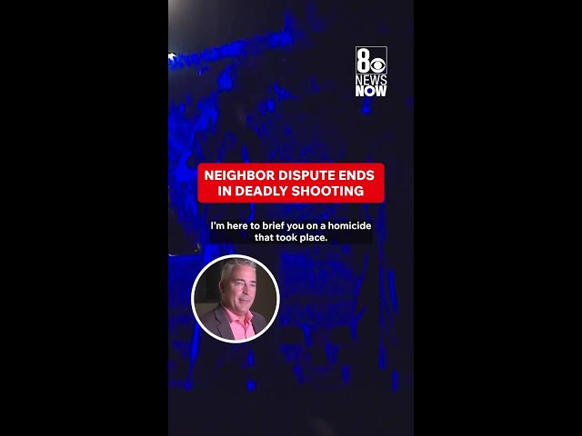Neighbor dispute ends in deadly shooting in Las Vegas