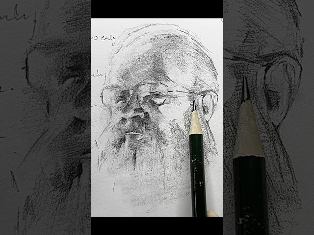How to Draw Portrait Fast with Light and Shade