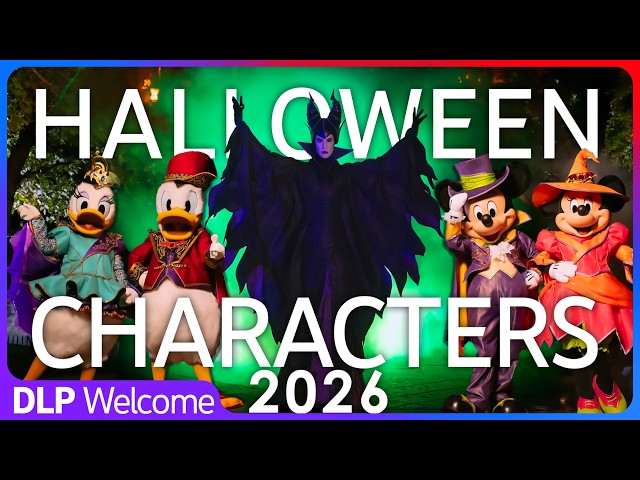 Disney Halloween Characters 2026 - Disneyland Paris