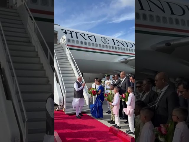 Unprecedented welcome of Prime Minister Narendra Modi in Trinidad & Tobago
