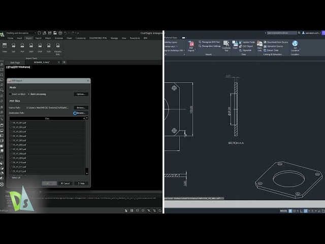The DraftSight Comparison | Simplified Bulk Import