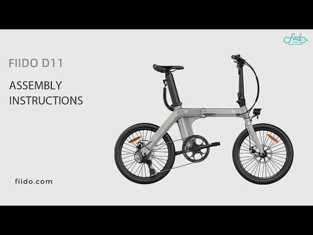 How to Assemble & Use the Fiido D11 E-Bike unboxing video