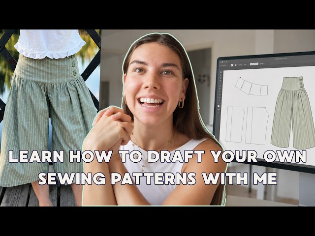 These pants Caught my EYE, so I made the pattern myself