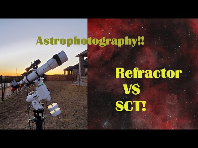 Astrophotography: Refractor VS SCT!!