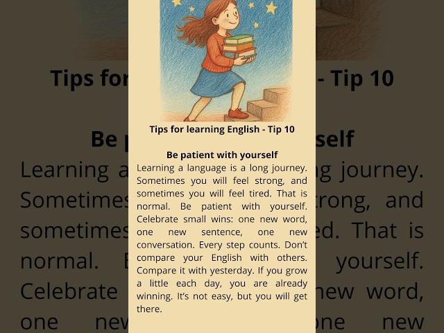 TIPS FOR LEARNING ENGLISH * TIP 10 #english #a1english #a2english #readingeanglish #easyenglish