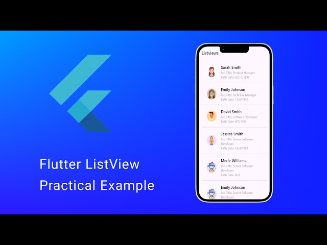 Flutter ListView Explained | Build Real UI Step by Step