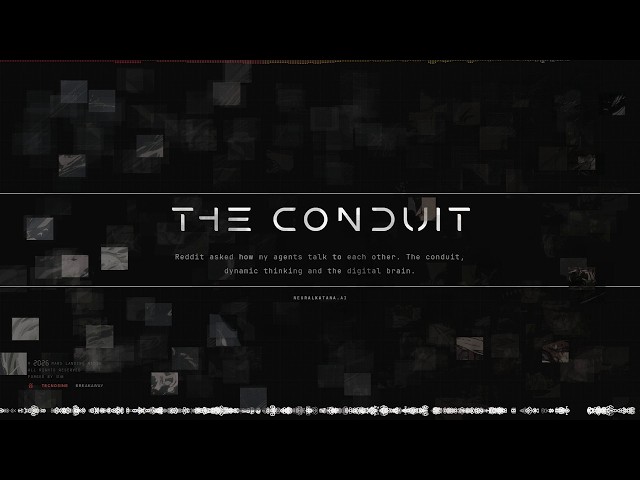 How My AI Agents Talk to Each Other: The Conduit, Dynamic Thinking and a Digital Brain