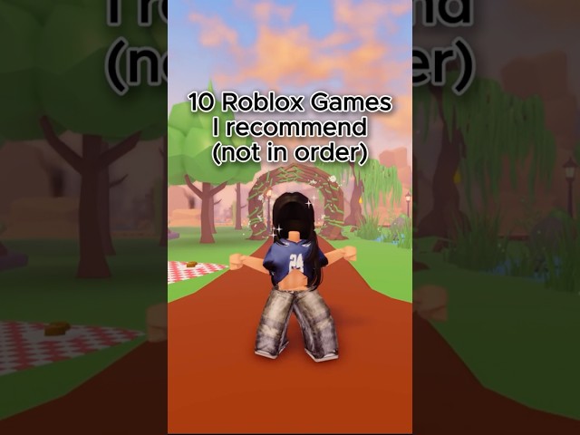 10 ROBLOX GAMES I RECOMMEND #content #trending #blowup #vani #tiktok #fyp