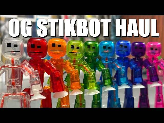 I got decade old Stikbots! | Rare original Stikbot haul unboxing and review!