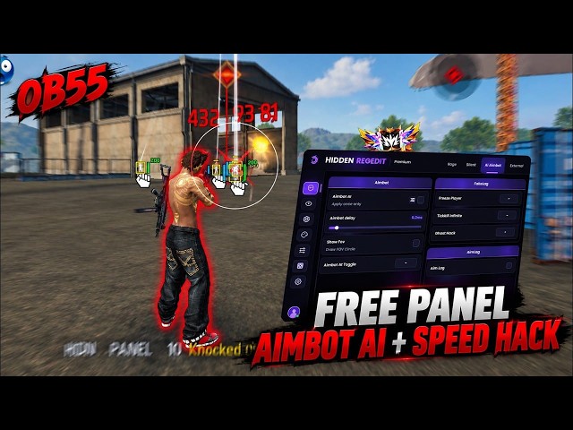 FREE FIRE PC PANEL OB55 💻 FREE FOR 10 DAY 🎯 INTERNAL PANEL | 100% ANTIBAN SAFE ✅