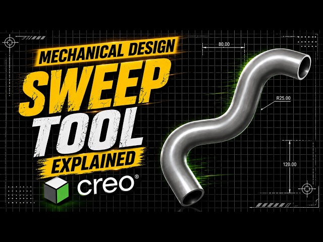 Sweep Tool Explained | Creo Parametric | In Simple English