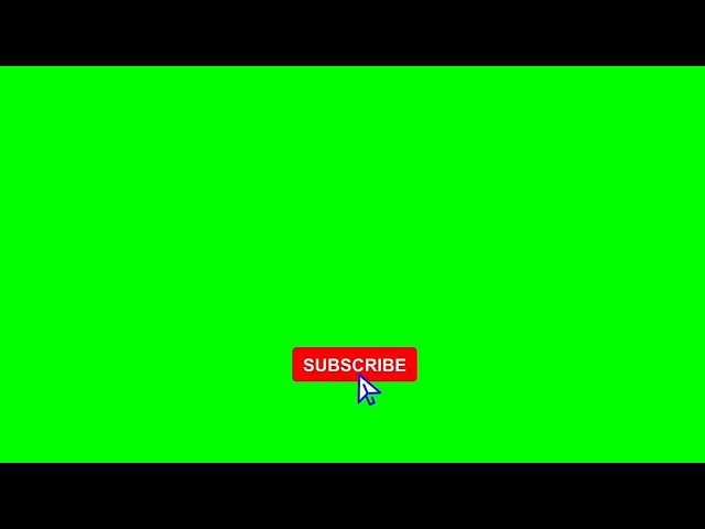 Subscribe Button Mouse Click Arrow With Sound Effect Green Screen Template Aavesh Creations