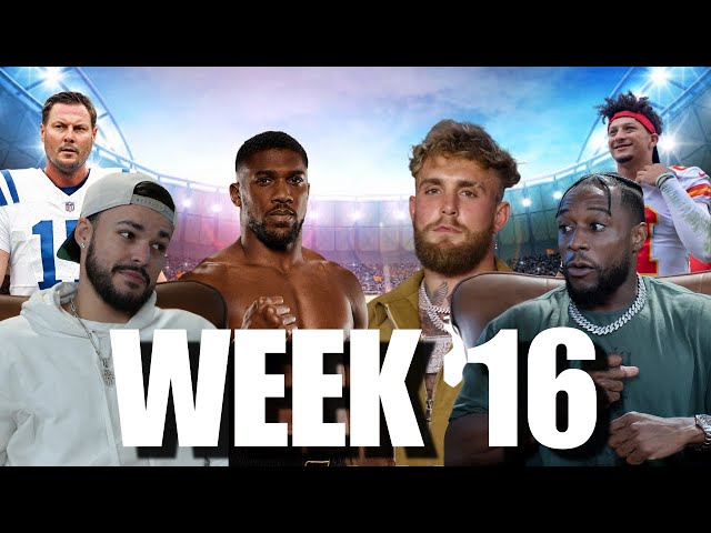 WEEK 16 PICKS & PREVIEW + TALKING JAKE PAUL VS ANTHONY JOSHUA