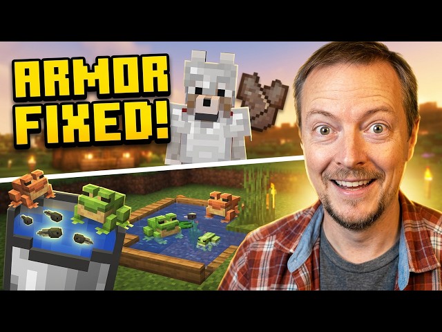 Starting Minecraft Anew 52! Fixing Wolf Armor and Frog Breeding!