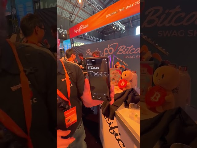 Paying with bitcoin at Pacific Bitcoin