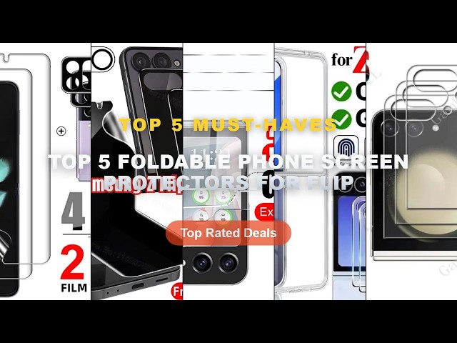 Ultimate Guide to the Best Top 5 Foldable Phone Screen Protectors For Flip - 1 3PCS Tempered Glass F